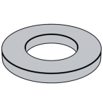DIN 125-1-1990 六角螺栓與螺母組合用(yòng) A級平墊圈 - 硬度250HV以下(xià)